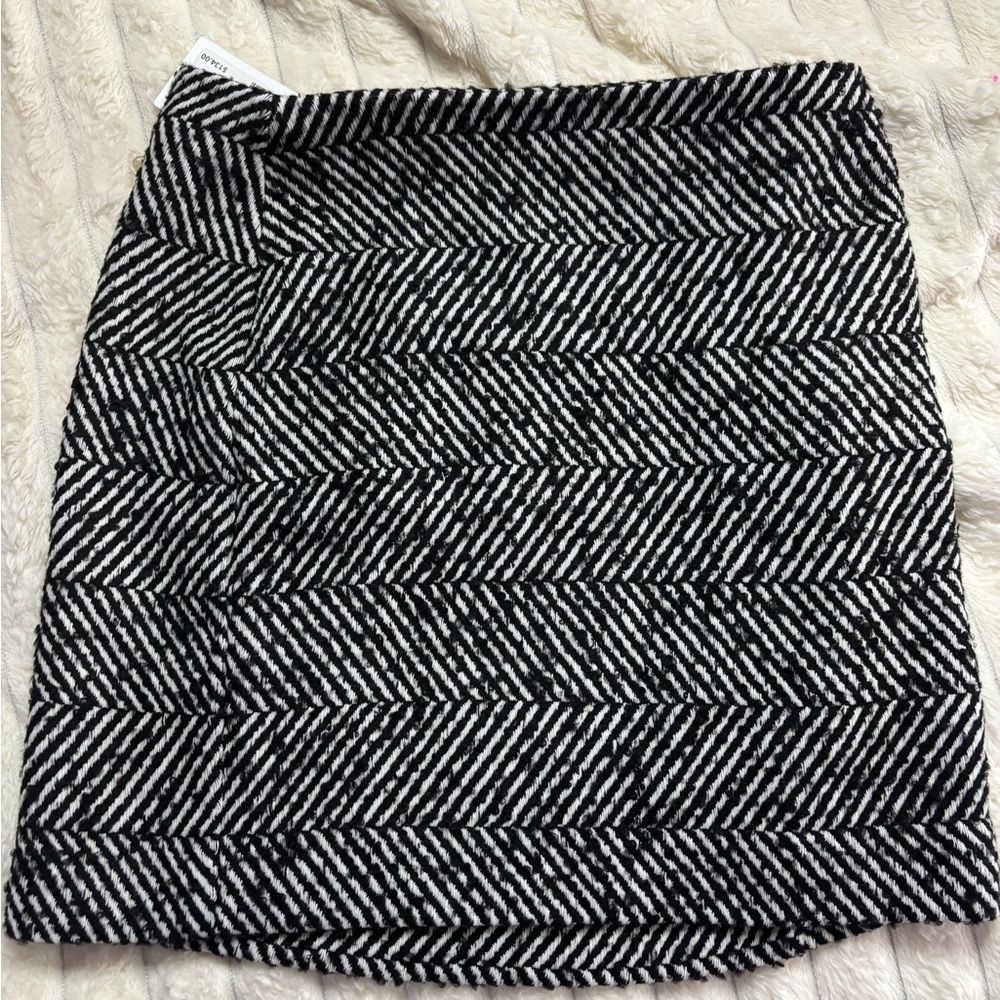 Fifteen Twenty Black and White Mini Pencil Skirt